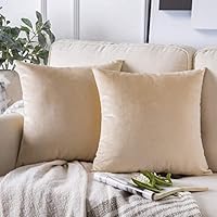 Amazon.co.jp: クッションカバー ベルベット 2枚セット シンプル
